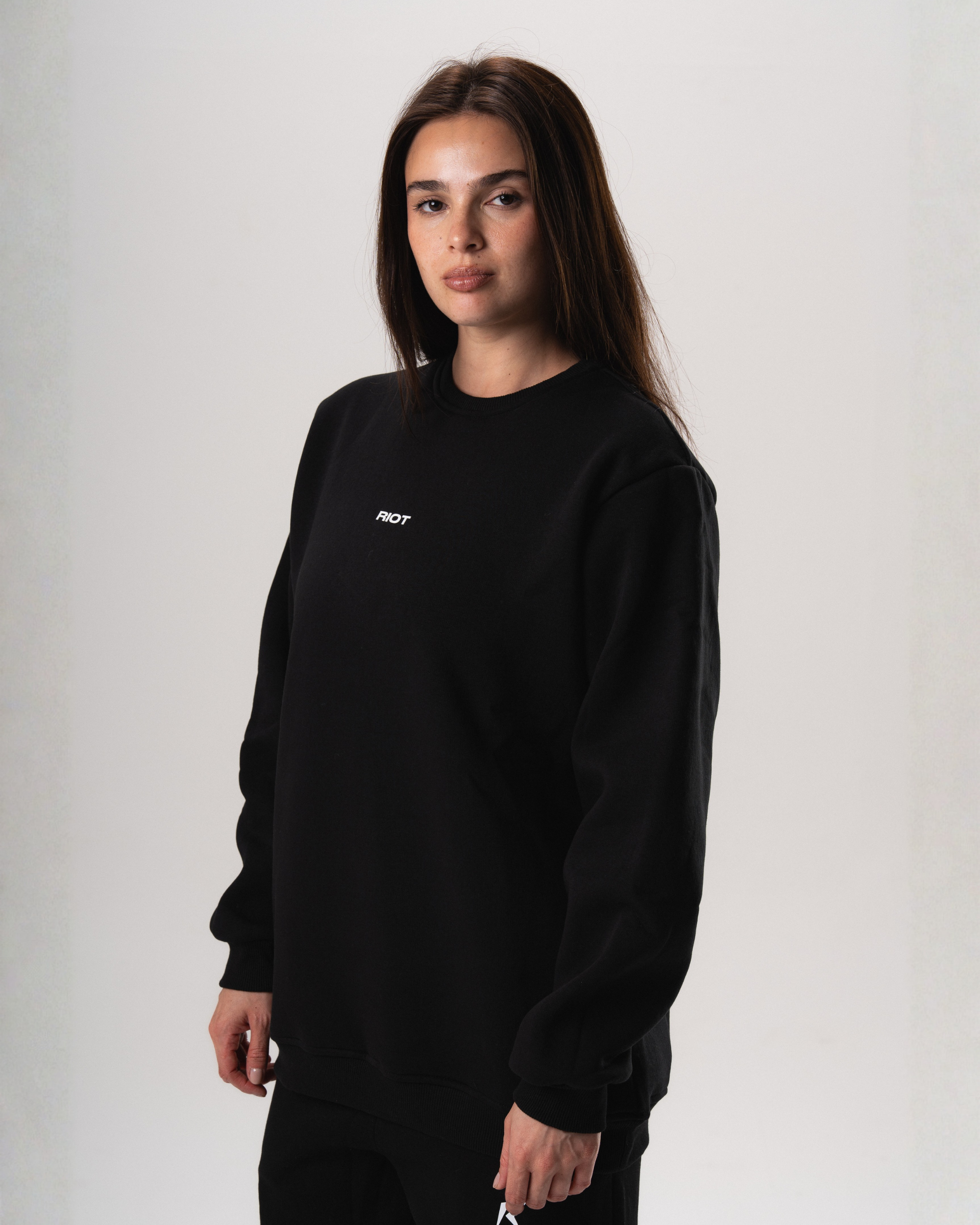 Fleece Oversized Crew Neck