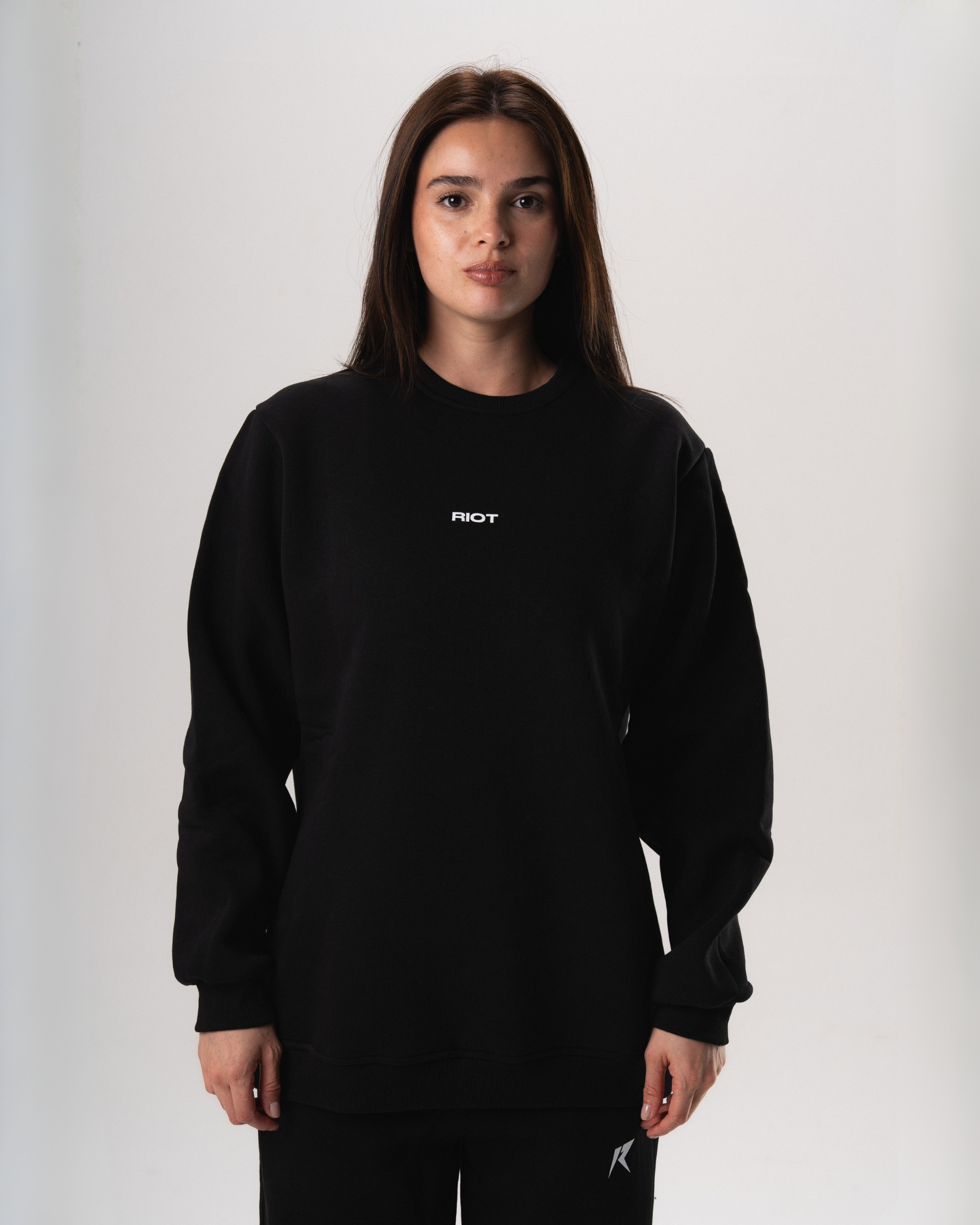 Fleece Oversized Crew Neck